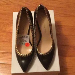 CARMEN MARC VALVO,  Black and Gold, Pumps